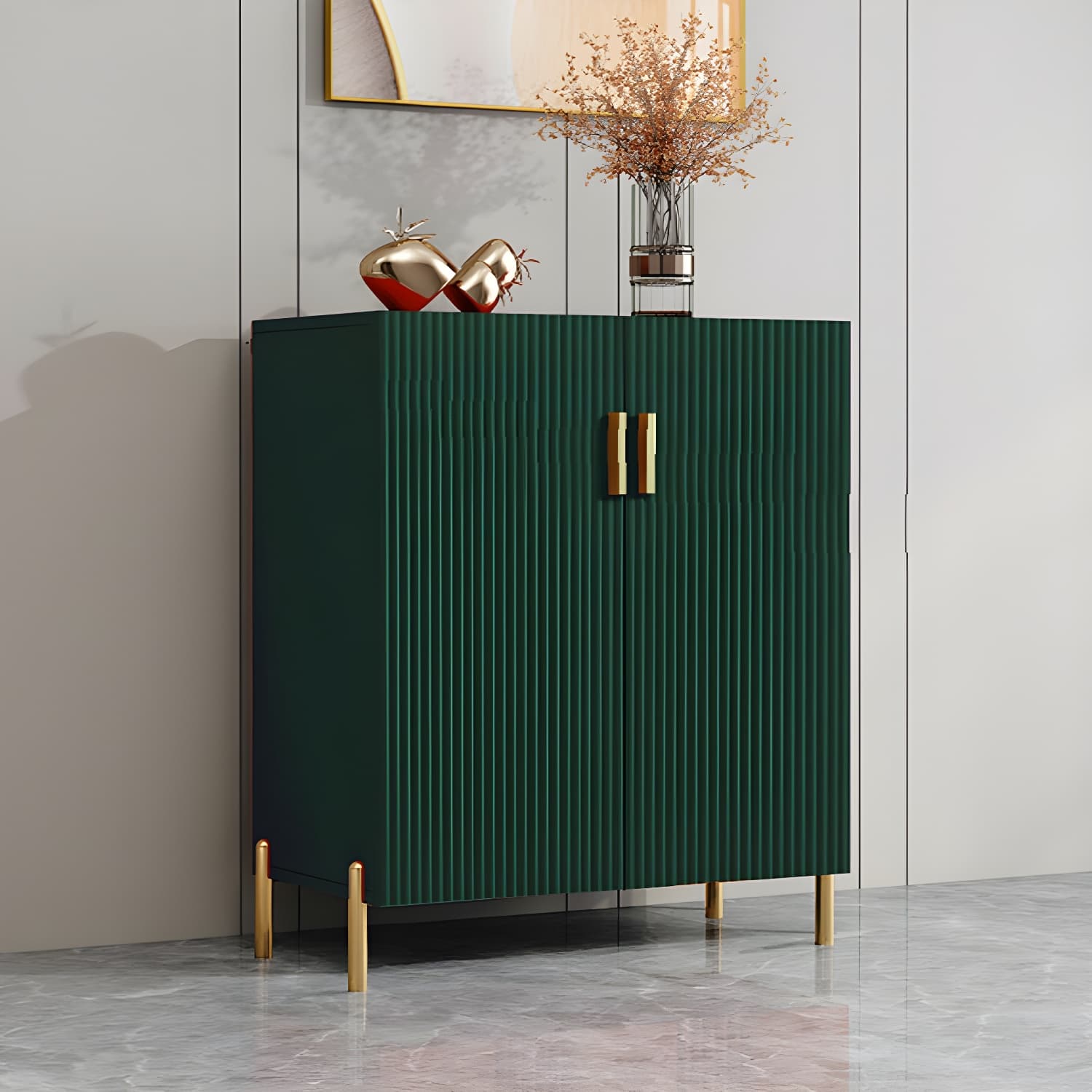 Art Deco Freestanding Server/Buffet Table for Living Room Use