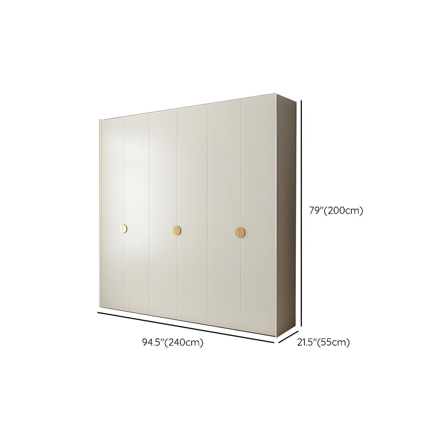 Engineered Wood Wardrobe Cabinet Modern Wardrobe Closet with Shelves for Home - image 15