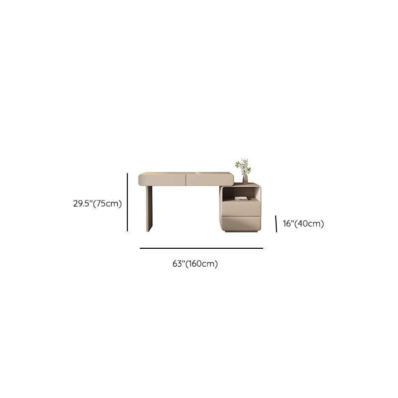 Multi-Purpose Tan Vanity Set with Lighting, Push-Pull, Adjustable Touch, and Adjustable Brightness - image 10