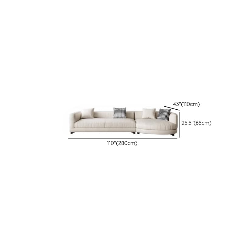 Living Space Use 4 Pc /5 Piece Set L-Shape Right Hand Facing Corner Sectional, 5-Seater /Seats 6 - image 14