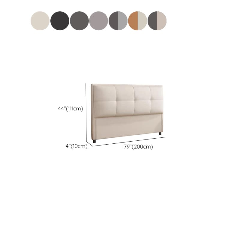 Simplistic Style Panel Headboard with No Distressing, Piled Tufted Rectangular Design for Twin/Queen/Full Bed, Featuring Sponge Upholstery and Standard Height - image 10