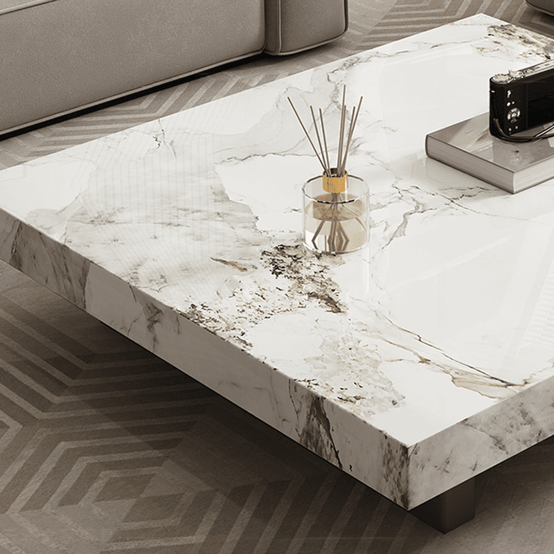 Square Board Game Coffee Table with Sled Base Suitable for Living Room Use - image 11