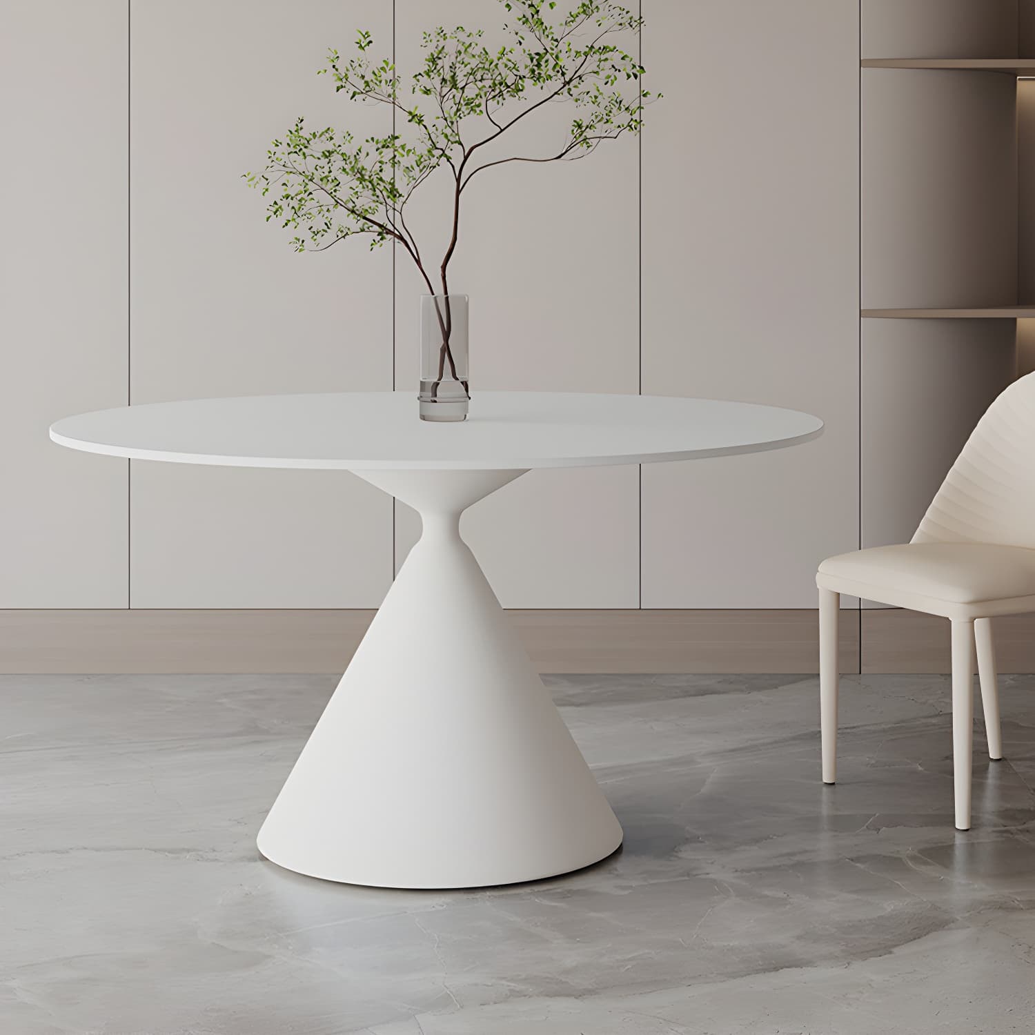 Sintered Stone Home Dining Table Modern Round Dining Room Table - image 3