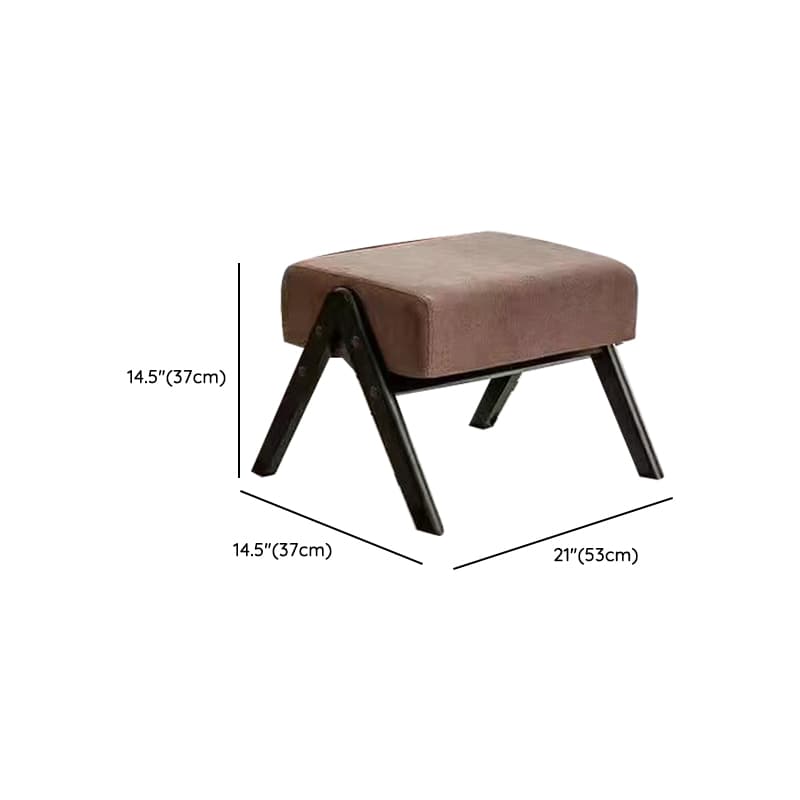 Modern Simple Style Wood Rocking Chair Couch with Cushioned Track Arm - image 17