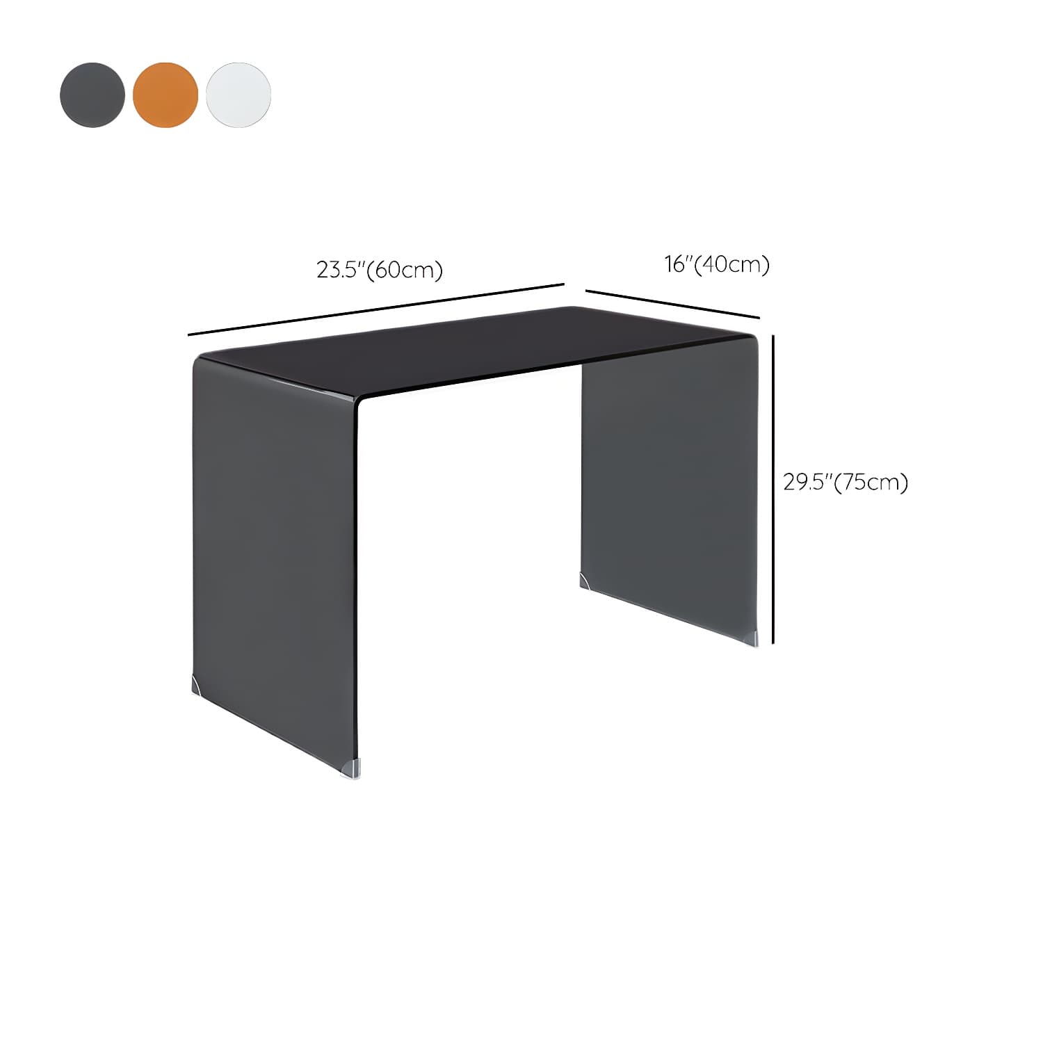 Contemporary Make-up Vanity Standing Glass Bedroom Makeup Vanity Set - image 13