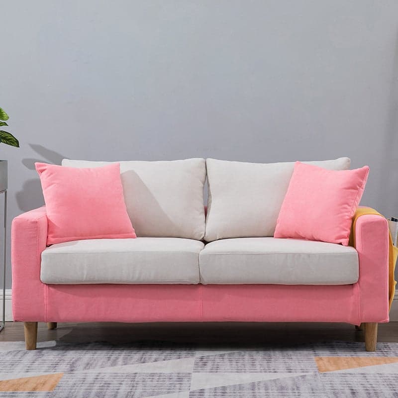 Contemporary Beige/Khaki/Gray Solid Color Standard Sofa with Storage, Wide Pillow Back and Square Arm - image 21