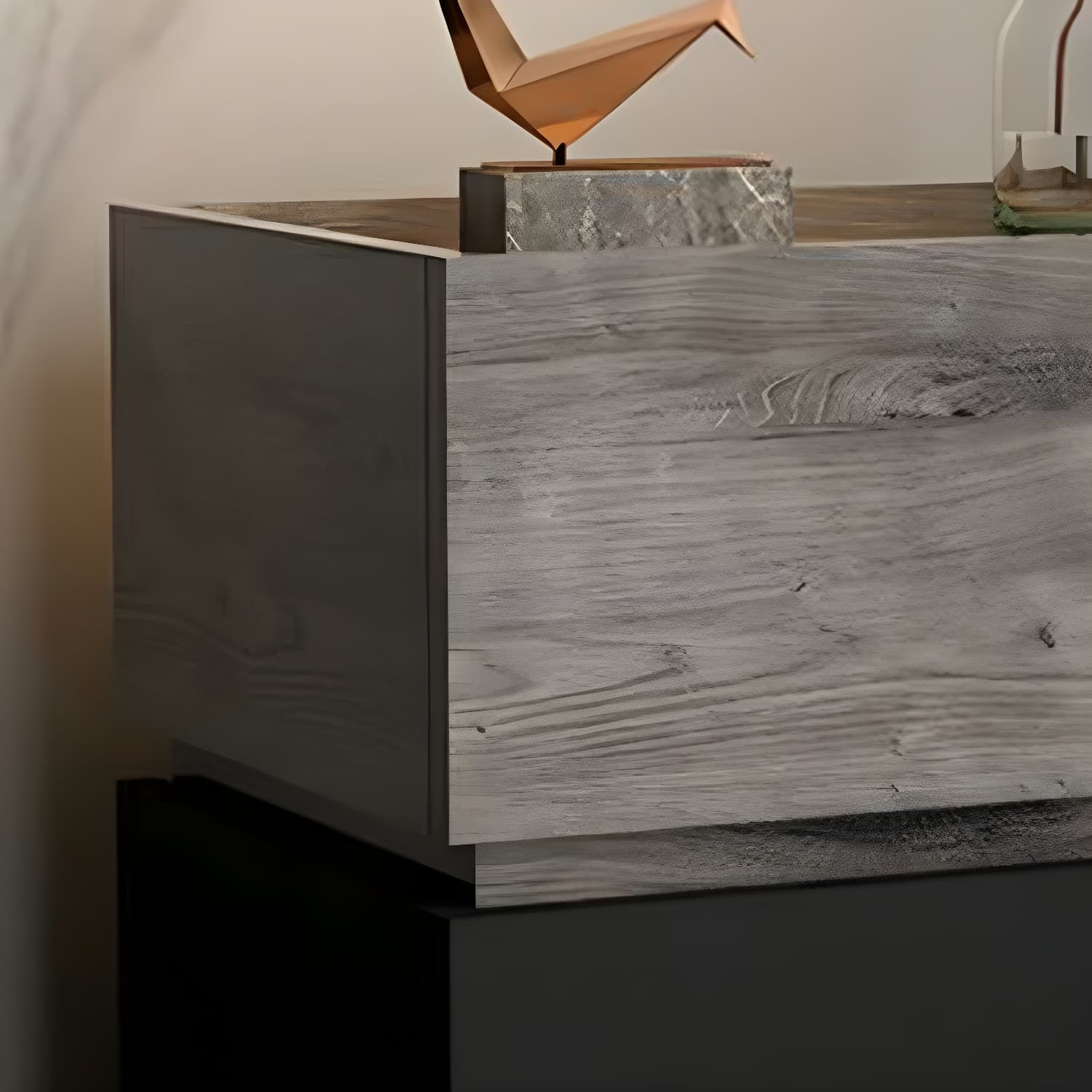19.1" Tall 2 - Drawer Nightstand Wooden Accent Table Nightstand for Bedroom - image 22