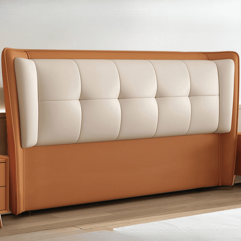 Simplistic Wingback Headboard with No Distressing, Piled Tufted, Rectangular Shape for Queen/Full/Twin Bed, Featuring Sponge Upholstery and Standard Height - image 7