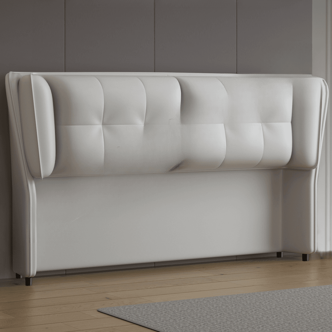 Casual Free-standing Standard Full(54"W x 75"L) Panel Wood/ Upholstery No Distressing With Legs and Button-tufted - image 13