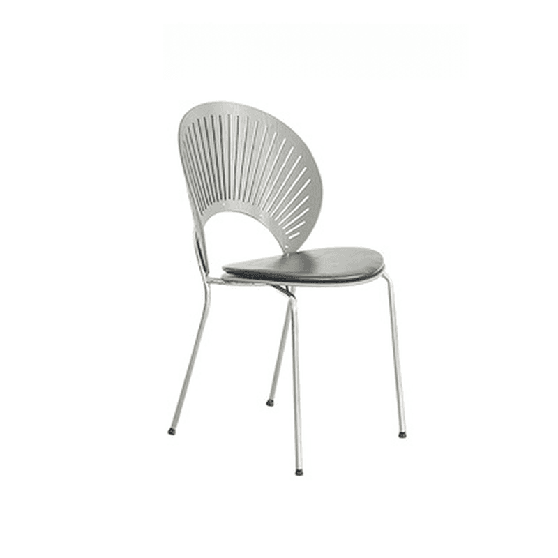Dining Room Sturdy Side Chair with Outlined Frame and Foot Pads - image 20