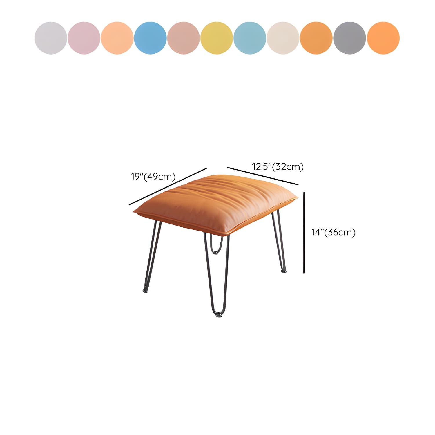 Modern Style Rocker Chair Metal Frame Dirt Resistant Spindle Upholstered Rocker Chair - image 18