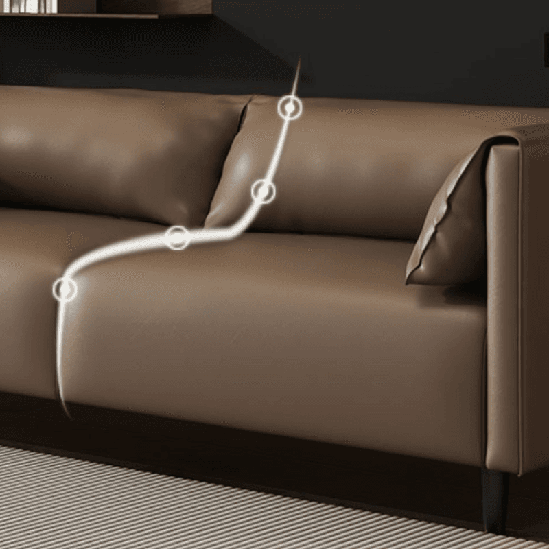 Simplistic Scratch-repellent/Water Resistant Sepia/Apricot Color/Dove Grey Loveseat/Standard Sofa with Cushion Back and Pillow Top Arm for 2-seater/for 3 for Sitting Room - image 16