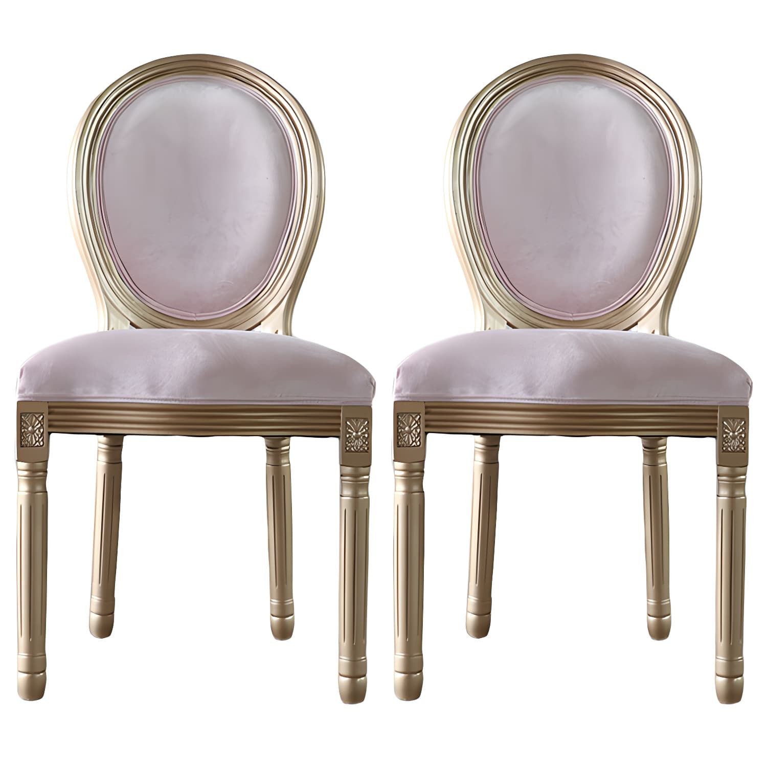 Traditional Velvet Dining Chair 38''H King Louis Back Side Chair with 4 Legs for Restaurant - image 12