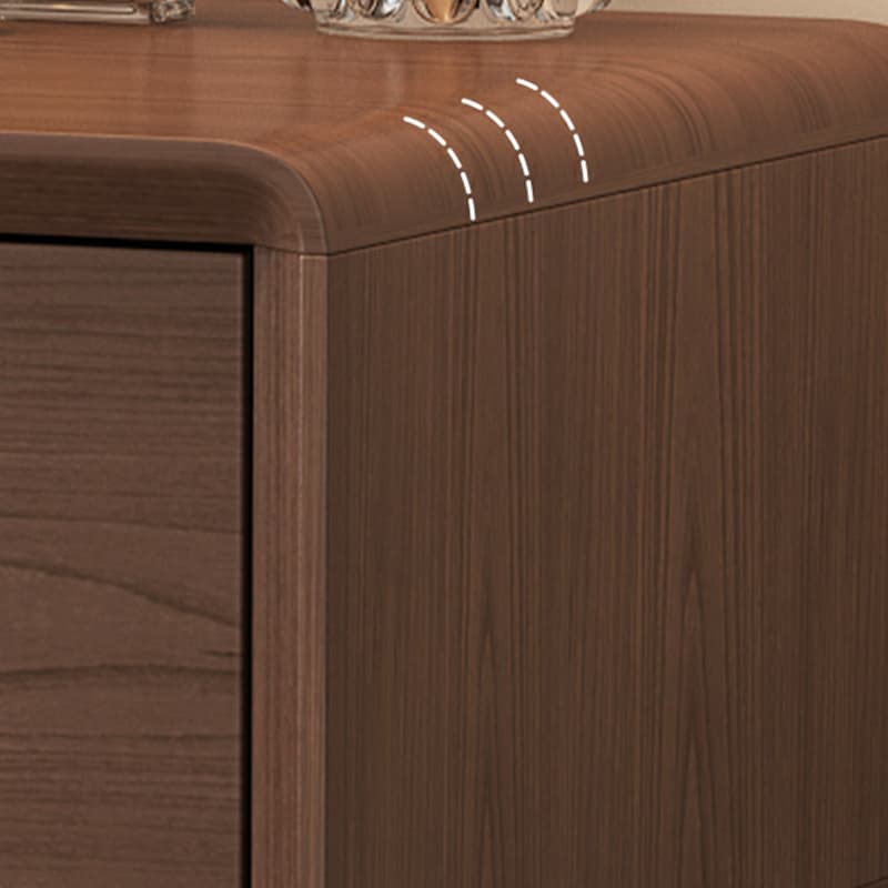 Art Deco Timber Natural/White/Brown Makeup Vanity Set/Makeup Vanity Table with 3 Drawers - image 12