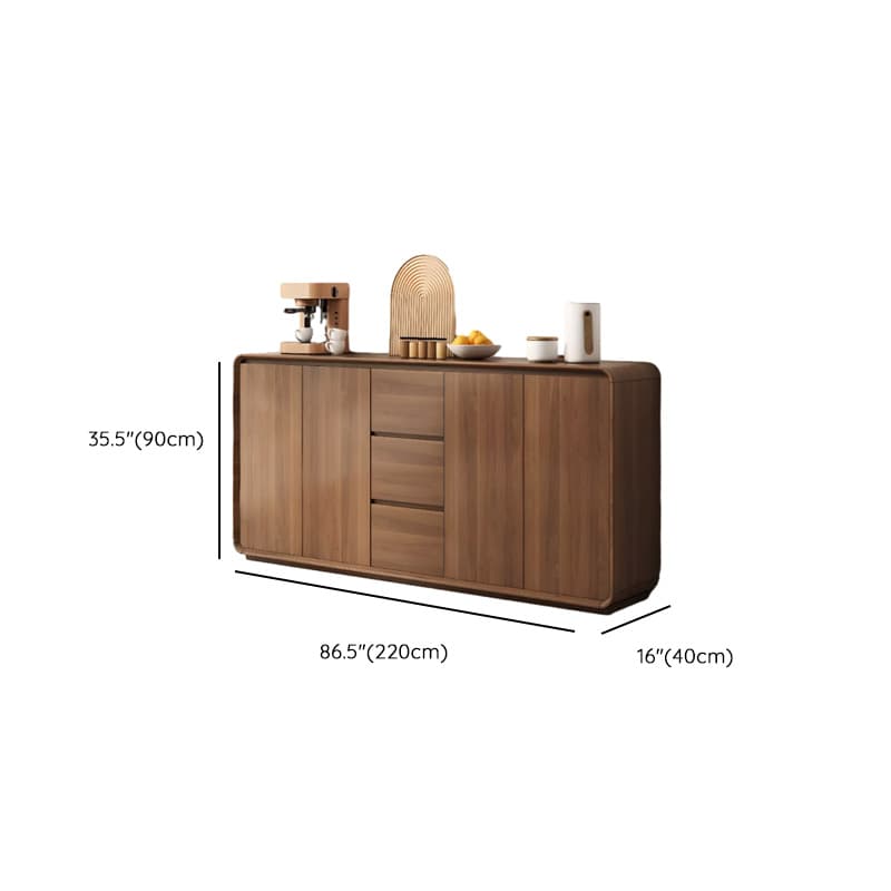 Ground Detached Cocoa Worktop Sideboard with Kitchen Gadget Storage for Culinary Space - image 20