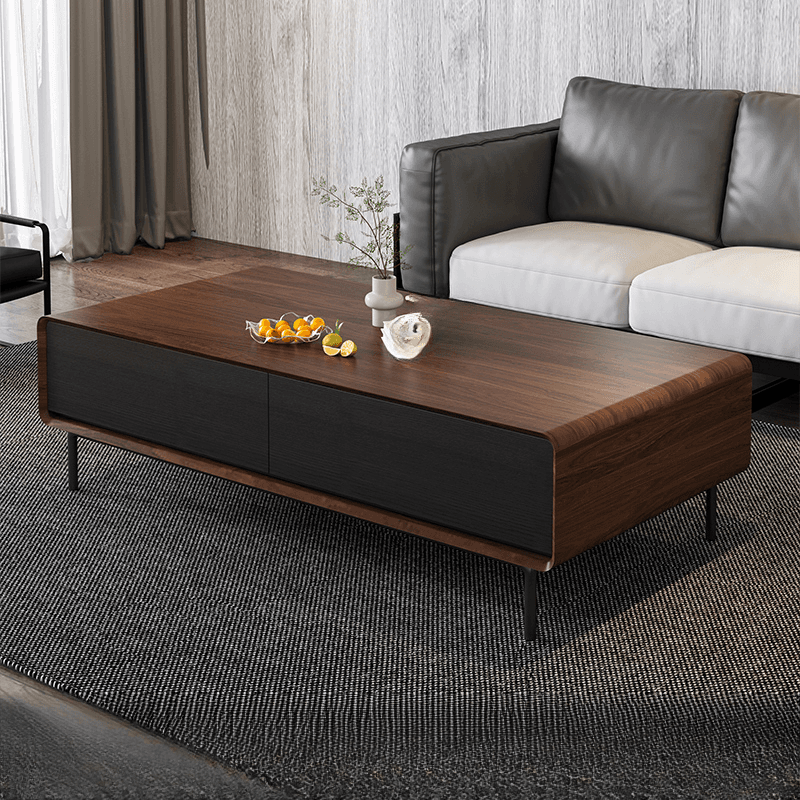 Parallelogram Plywood Board Game Coffee Table for Indoor Use - image 5