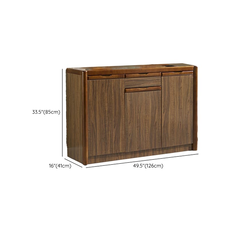 Vintage Style Wood Buffet Sideboard with Cabinets and Drawers - image 25