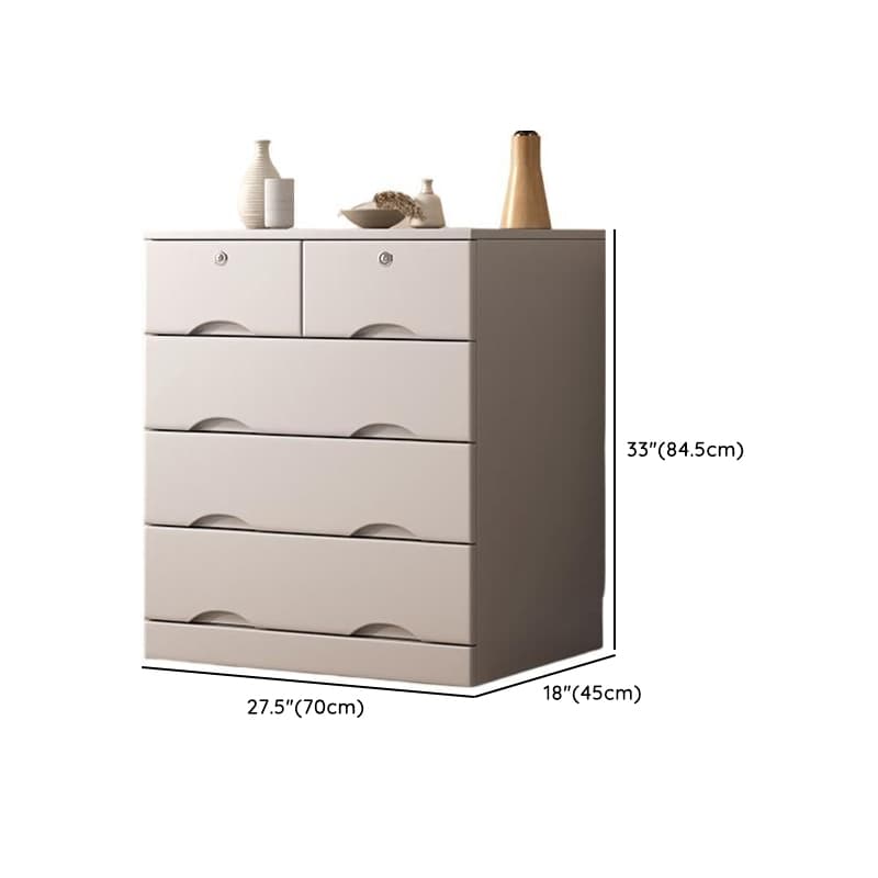 Light Gray Simple Cube Console Dresser for Parlor - image 18