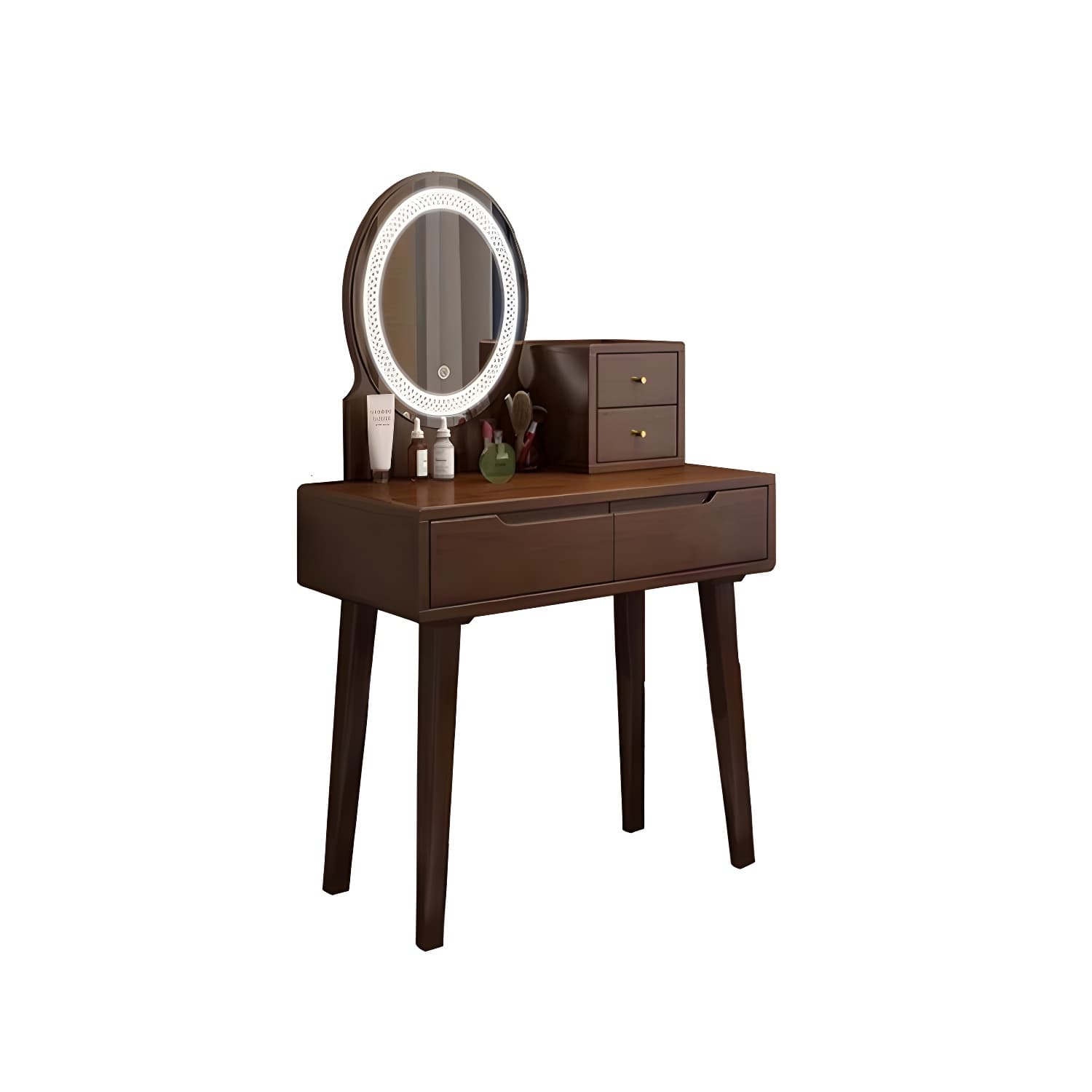 Traditions Make-up Vanity Solid Wood Bedroom With Drawer Dressing Table - image 20