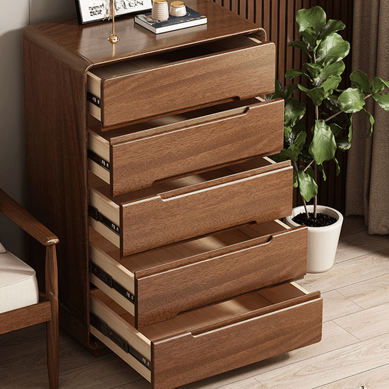 Trendy Walnut Wood Double Dresser/Lingerie Chest/Bachelor Chest with 5 Drawers/4 Drawers/8 Drawers in Horizontal/Vertical Orientation - image 8