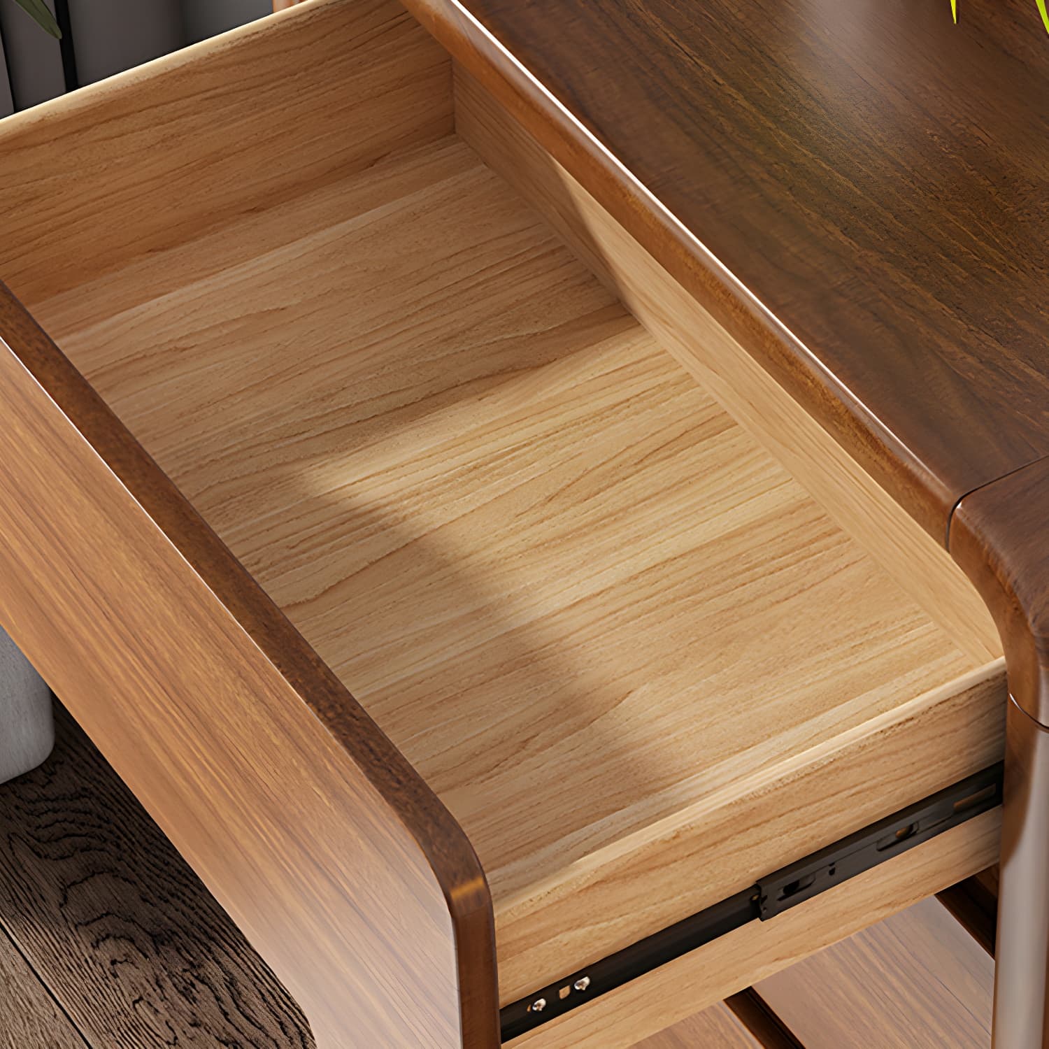 Modern Solid Wood Dresser with Narrow Profile and Drawers in Natural Finish - image 12