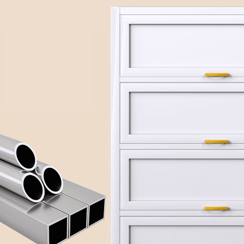 Casual Iron Desk Combo Dresser with Multiple Cabinets and Interior Shelves Options - image 11