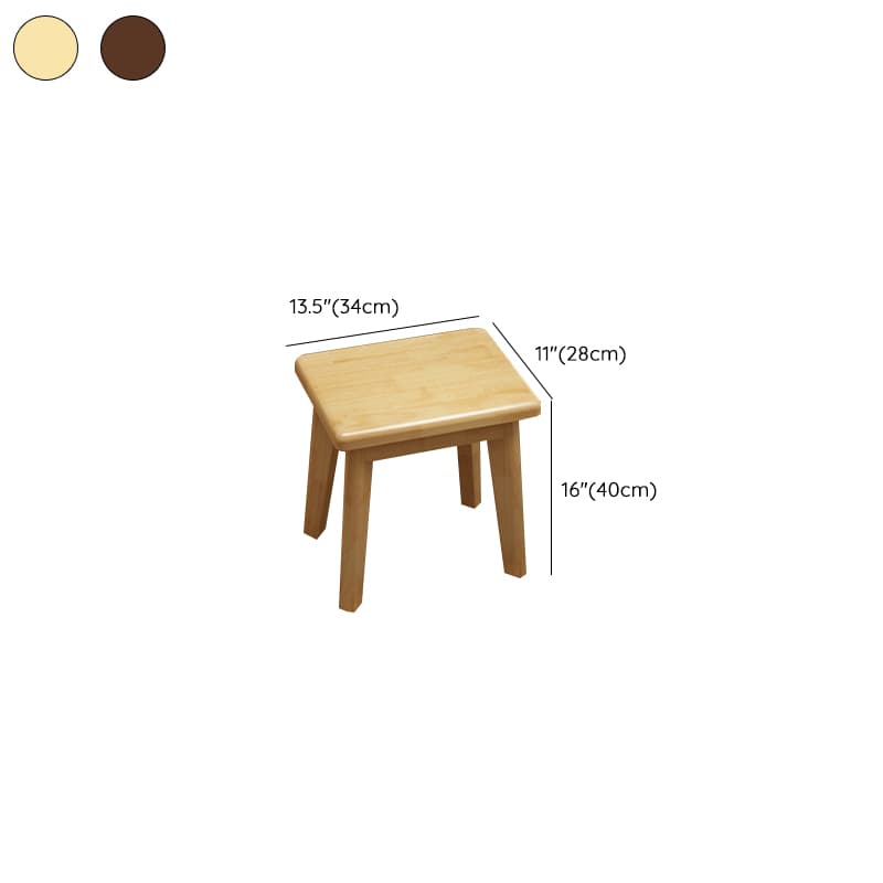 Contemporary Medium Wood Rubberwood Push-Pull Standing Makeup Vanity, No Suspended, Non-Upholstered Chair(s) - image 12
