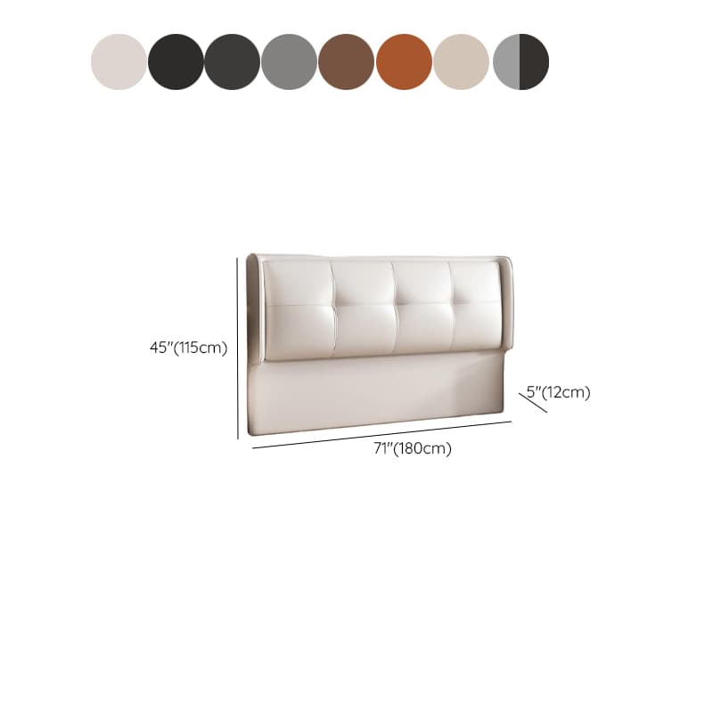 Simplistic Style Wingback Headboard with No Distressing, Piled Tufted Rectangular Design for King/Queen/Full Bed, Featuring Sponge Upholstery Fill and Standard Height - image 15