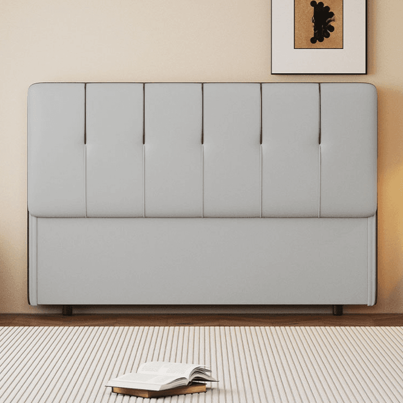 Modish No Distressing Button-tufted Panel Headboard in Rectangle Shape for King/Queen/Full Bed with Sponge Upholstery Fill and Standard Height - image 3