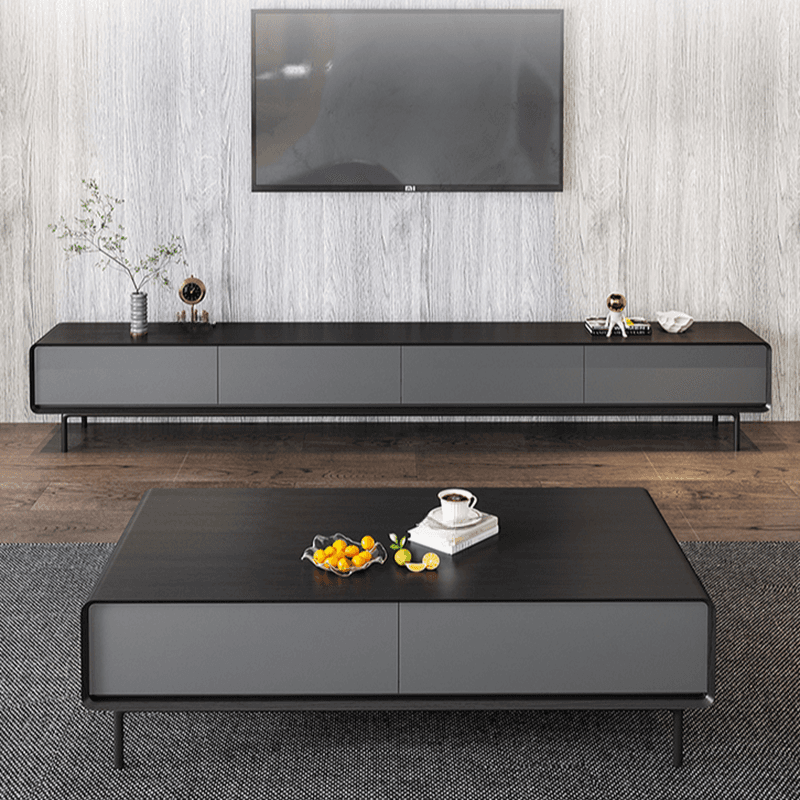 Parallelogram Plywood Board Game Coffee Table for Indoor Use - image 10