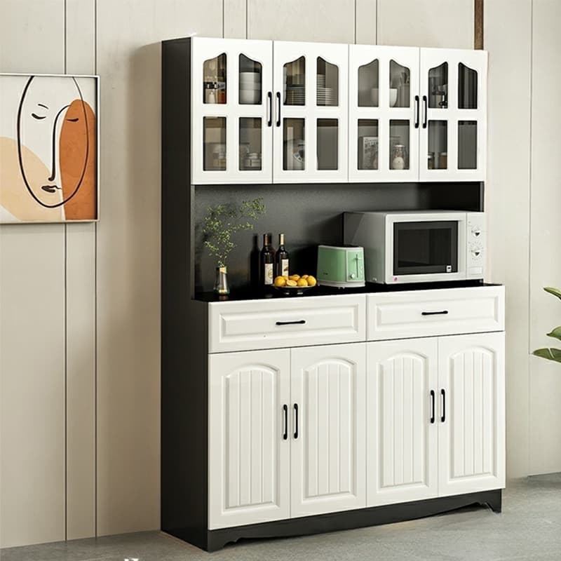 Narrow 15.7'' Wood Cabinets Open Storage with Adjustable Shelves Modern Sideboard/Credenza - image 8