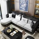Upholstery Color Black White