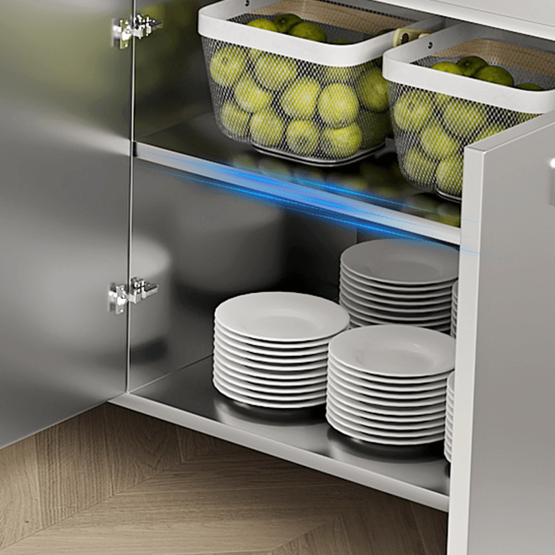 Metallic Alloy Countertop Kitchen Storage for Culinary Space - image 4