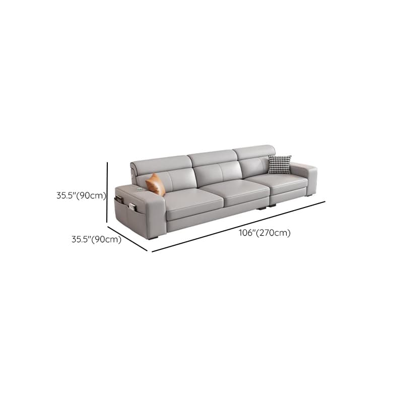 L-Shape/Straight Sofa/Sofa Chaise with USB Port, Left/Horizontal Orientation - image 15