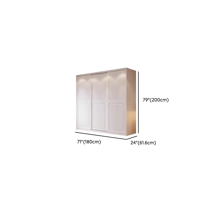 White Modish Manufactured Wood Independent Armoire Cabinet with Soft Close Drawer, Soft Close Door, and Interior Shelves - image 12