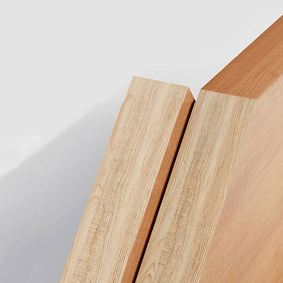 Casual Style Panel Headboard in Natural Wood with No Distressing, Rectangle Shape for King/Queen/Full Bed, Featuring Sponge Upholstery and Standard Height - image 7