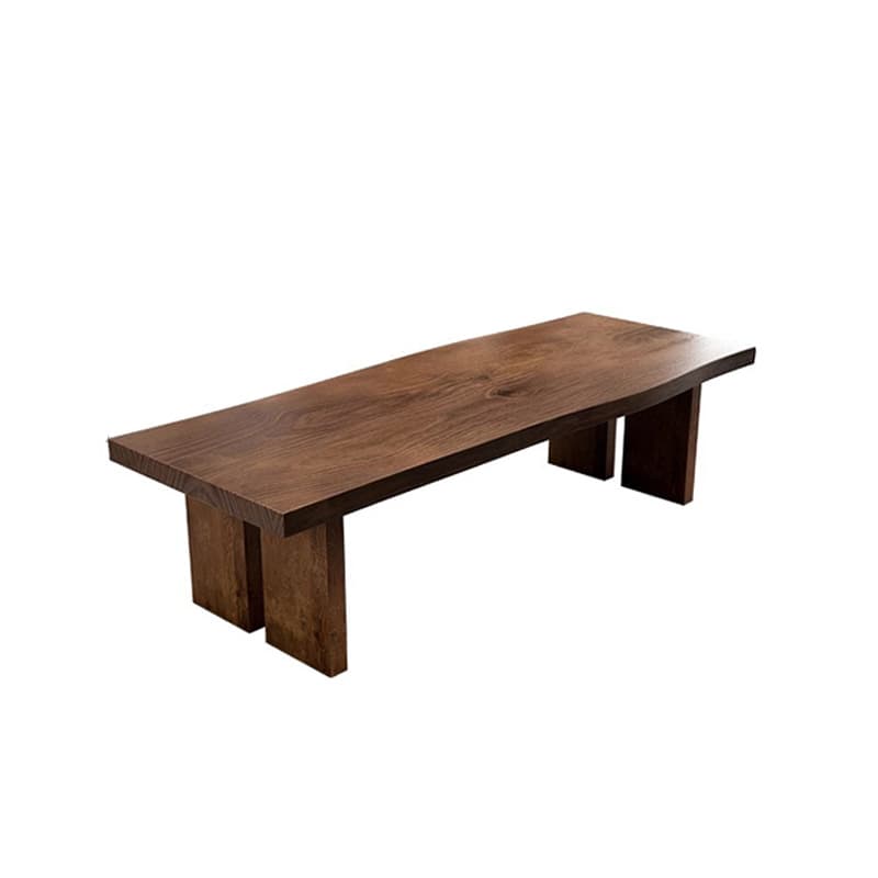 Trendy Rectangular Dining Table in Pine, Fixed Mechanism, Seats 4 to 8, Dark Brown Finish - image 5