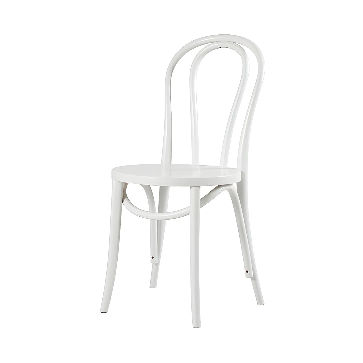 Modern Open Back Side Chair with Beech Wood Legs for Kitchen & Dining - Non-Upholstered - image 11