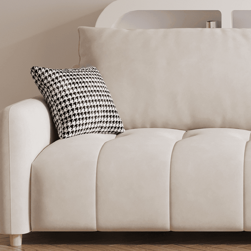 White Flannel Standard Sofa/Loveseat with Armrest - image 6
