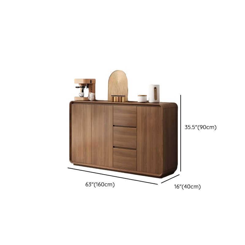 Ground Detached Cocoa Worktop Sideboard with Kitchen Gadget Storage for Culinary Space - image 7