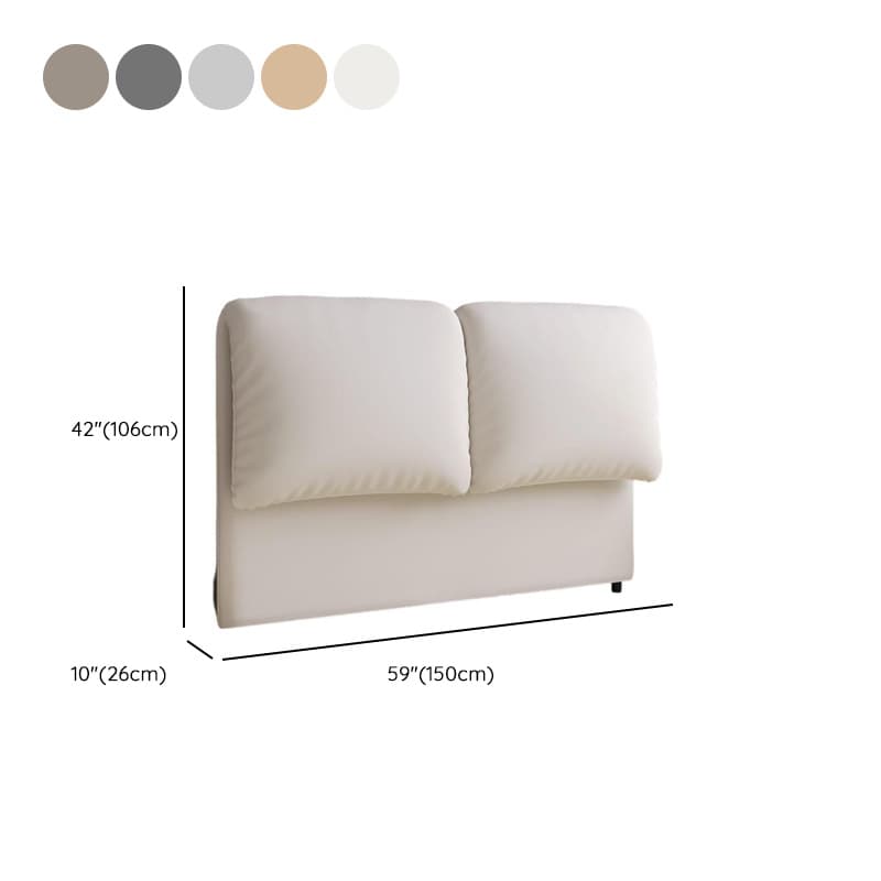 Modish Style Panel Headboard in Pine Wood with No Distressing, Rectangle Shape for Twin/Full/King Bed, Cotton Upholstery Fill, Standard Height - image 13