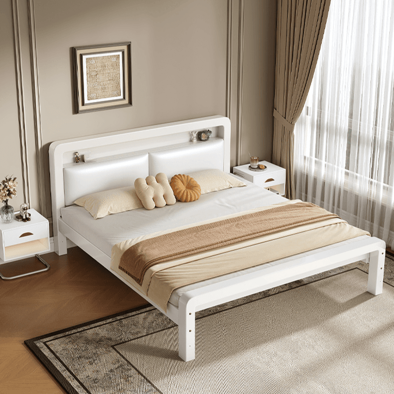 Minimalist Solid Color Iron Storage Included Bed with Leg for Living Room - image 7
