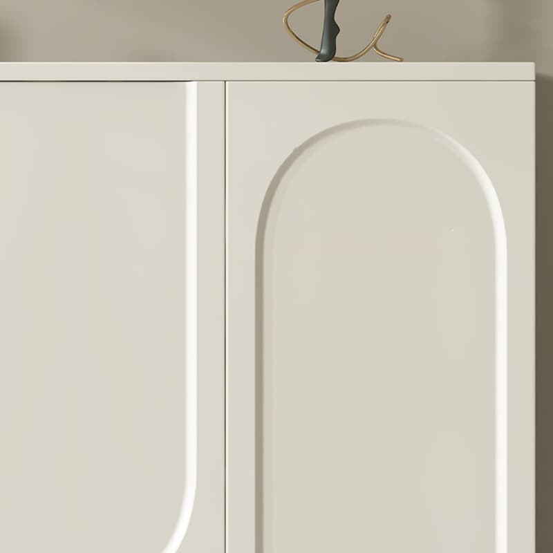 Modern Living Room Manufactured Wood Buffet Sideboard in White - image 3