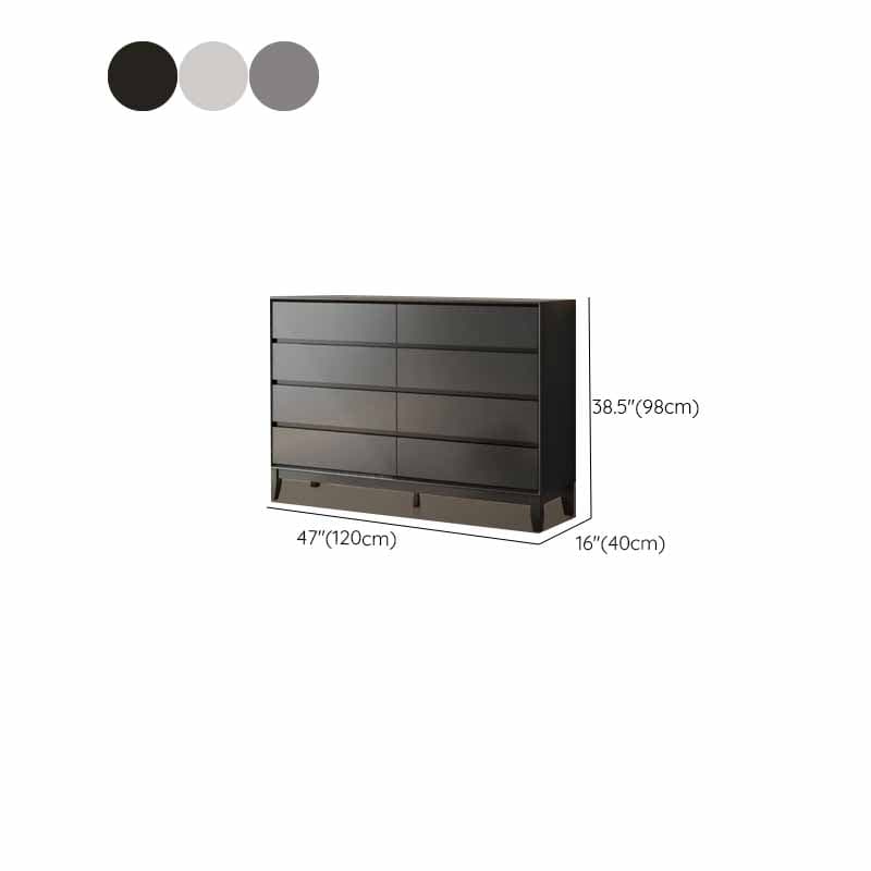 Simple Raw Wood Console Dresser/Bachelor Chest/Lingerie Chest with 6/8/5 Drawers Horizontal/Vertical - image 18