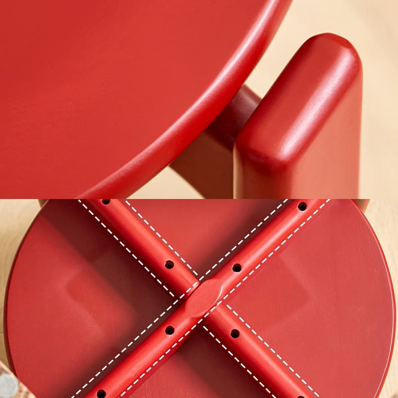 Modern Solid Wood Armless Dining Chair with Open Back for Kitchen & Dining - image 15