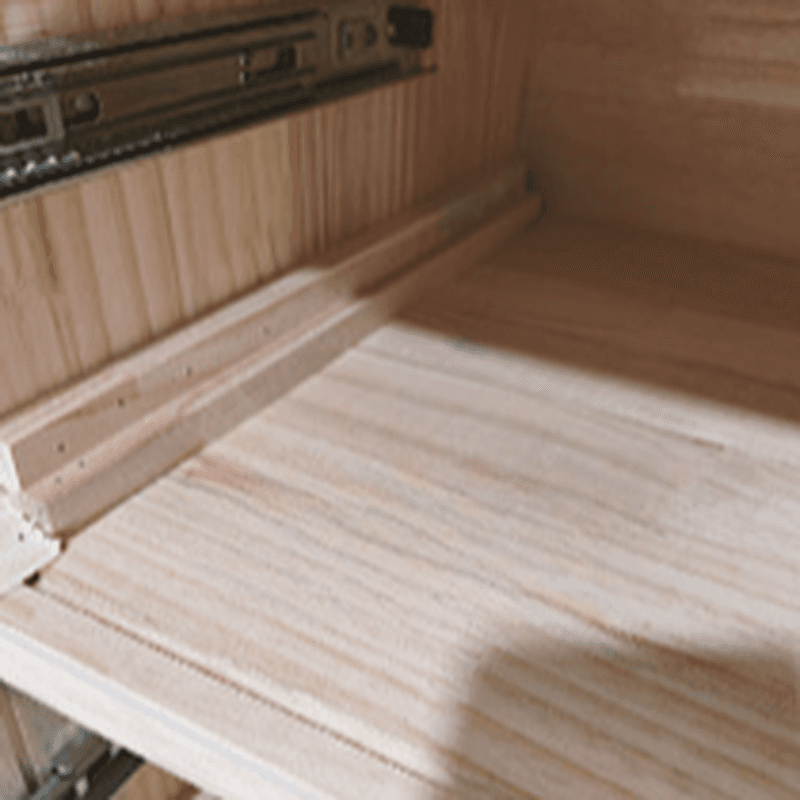 Postmodern Bedside Cabinet Nightstand with 2 Drawers - image 12