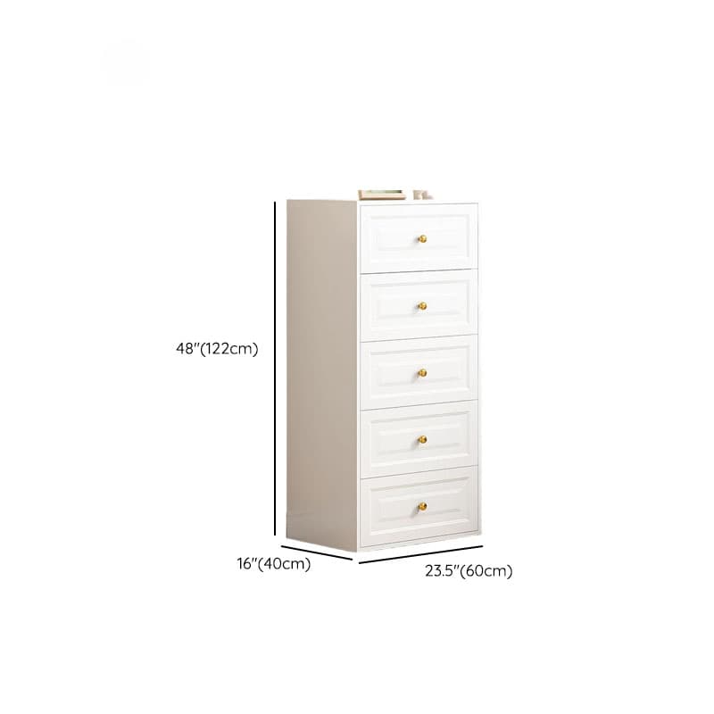 Chalk Casual Metal Bachelor Chest/Semainier with 5 Drawers/3 Drawers/4 Drawers in Vertical/Horizontal Orientation - image 20