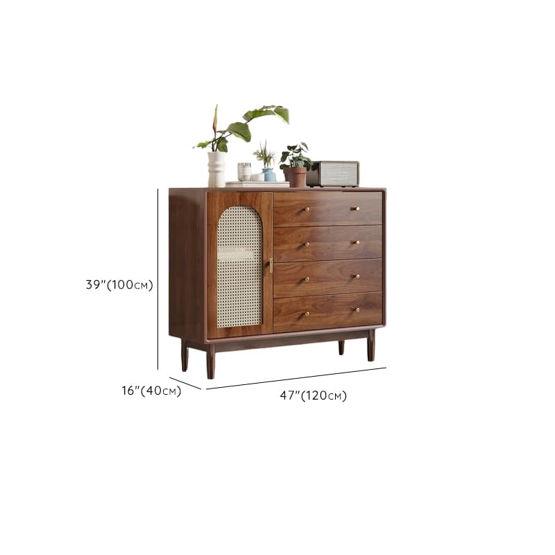 Mid-Century Modern Standalone Accent Cabinet for Parlor with Hydrophobic Feature - image 16
