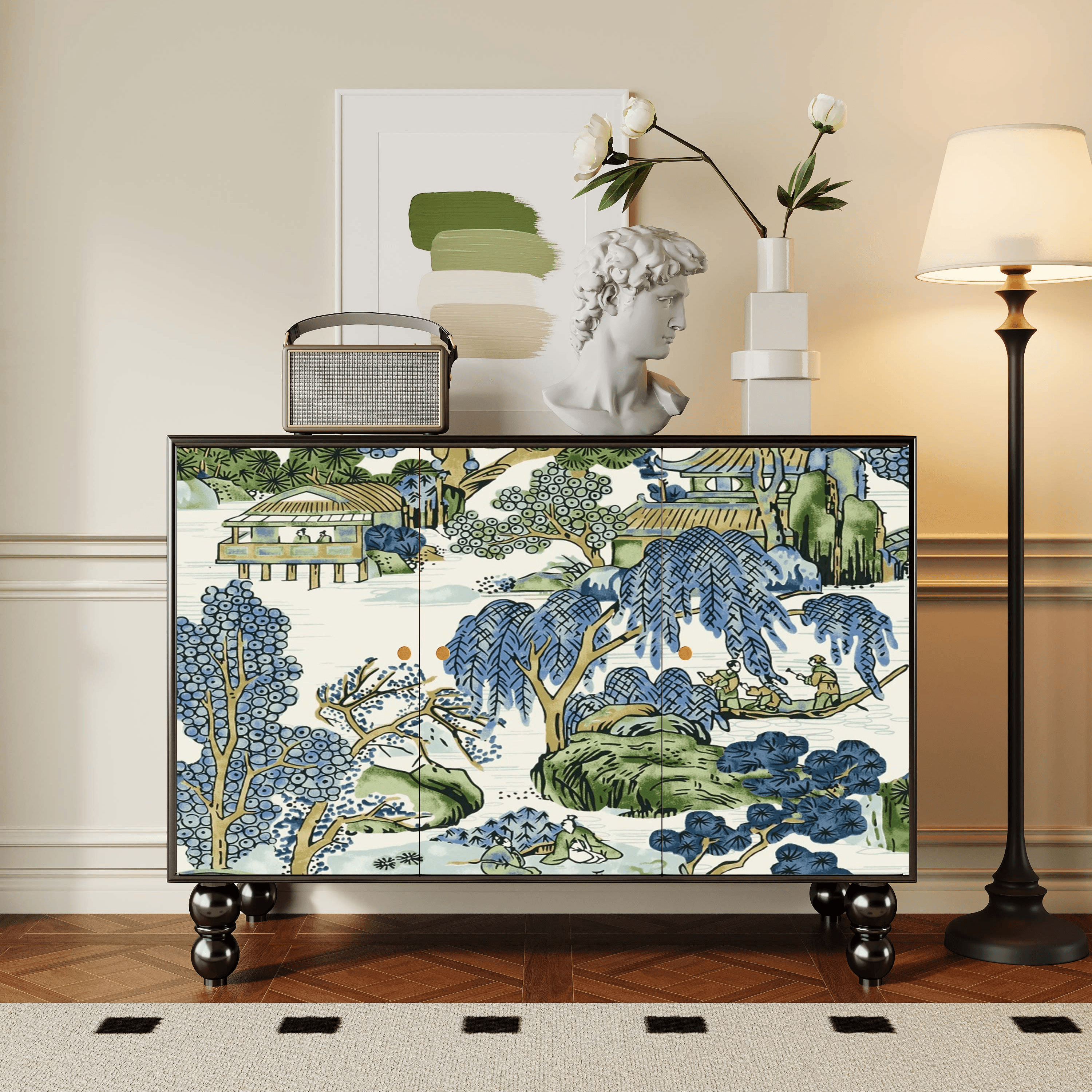 Parlor Detached Sideboard with Six Internal Shelves and Benchtop - image 37