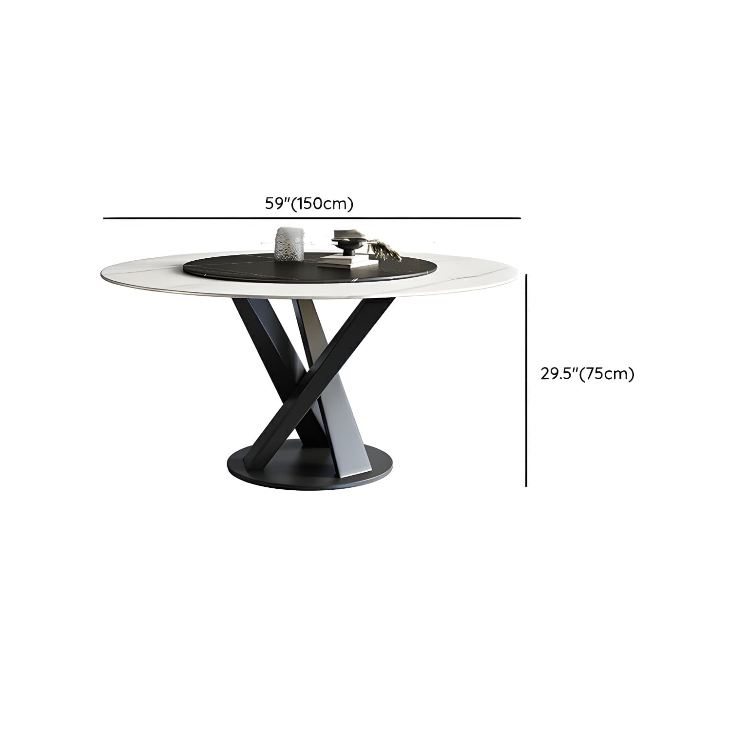 Industrial Metal Dining Set with Upholstered Chairs in White - 5 Piece Set - image 12